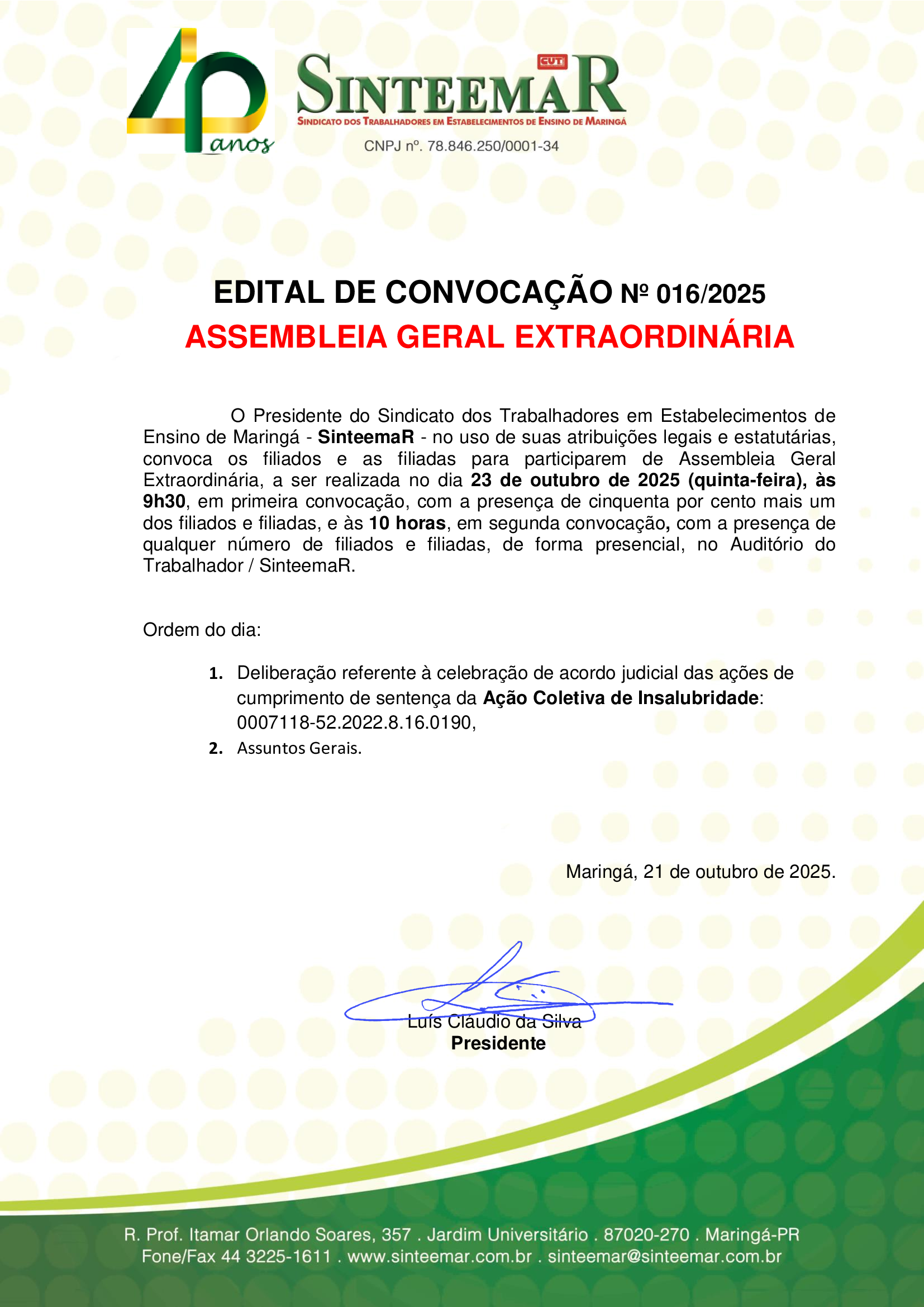 Edital 114