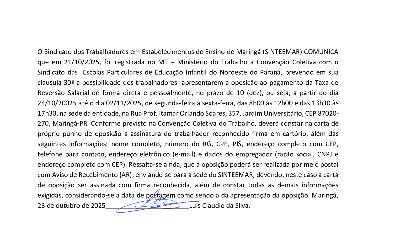 Edital 116