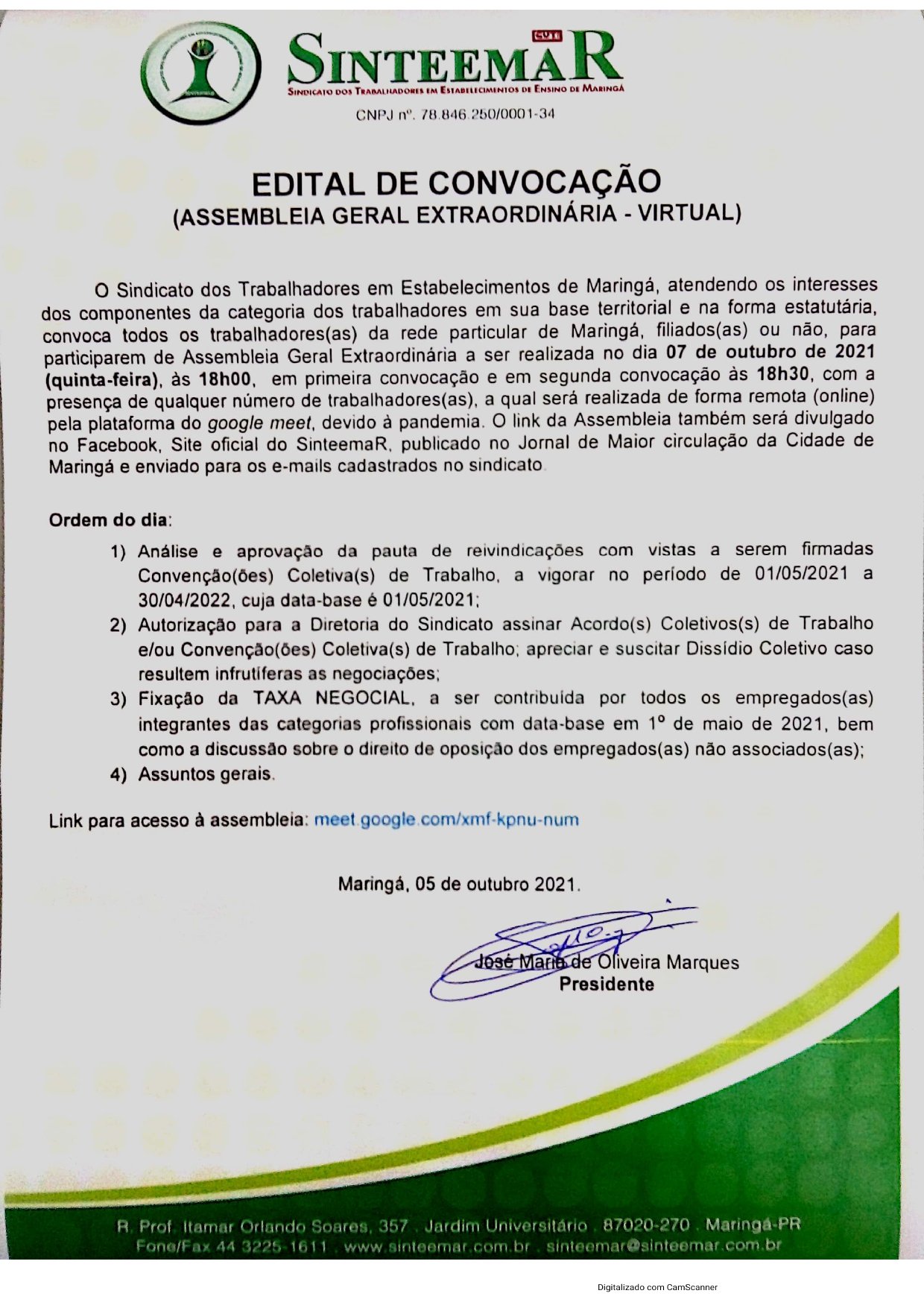 Edital 55