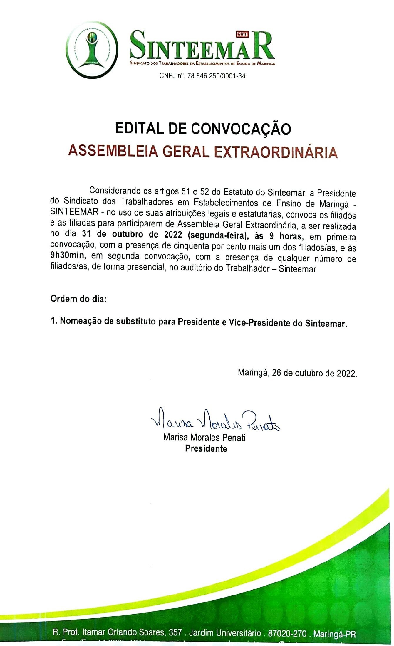 Edital 78
